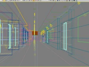 aisle spaces 004 3D Model