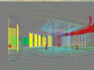 aisle spaces 001 Modèle 3D
