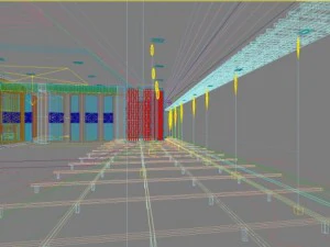 aisle spaces 002 3D Model