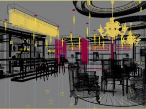 bar space 034 3D Model