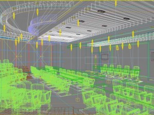 auditorium room space 005 Modelo 3D