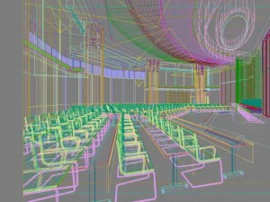 auditorium room space 006 3D Model