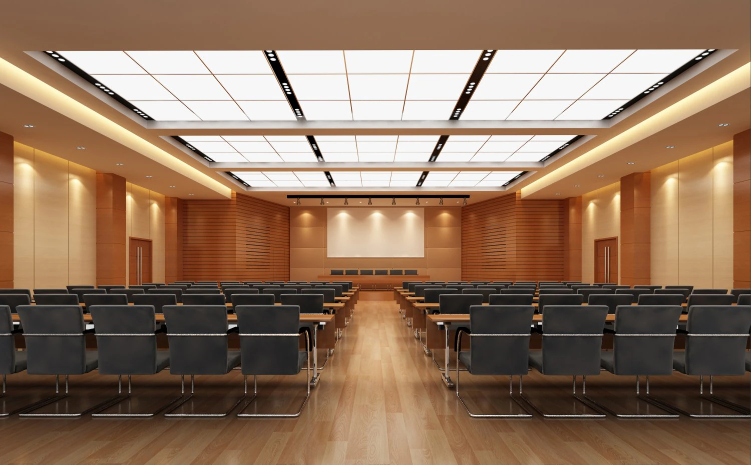 auditorium room space 009 3D Model .c4d .max .obj .3ds .fbx .stl .blend 