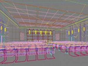 auditorium room space 009 Modelo 3D