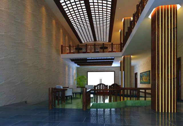 antechamber spaces 004 3D मॉडल .c4d .max .obj .3ds .fbx .stl .blend 
