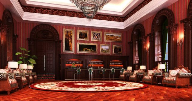 antechamber spaces 005 Modèle 3D .c4d .max .obj .3ds .fbx .stl .blend 