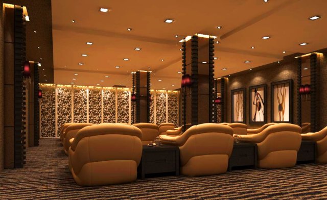 antechamber spaces 008 3D Model .c4d .max .obj .3ds .fbx .stl .blend 