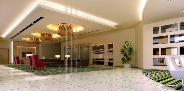 antechamber spaces 020 3D Model .c4d .max .obj .3ds .fbx .stl .blend 