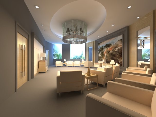 antechamber spaces 018 3D 模型 .c4d .max .obj .3ds .fbx .stl .blend 