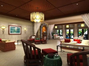 前厅空间 015 3D 模型