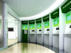 은행 공간 001 3D 모델