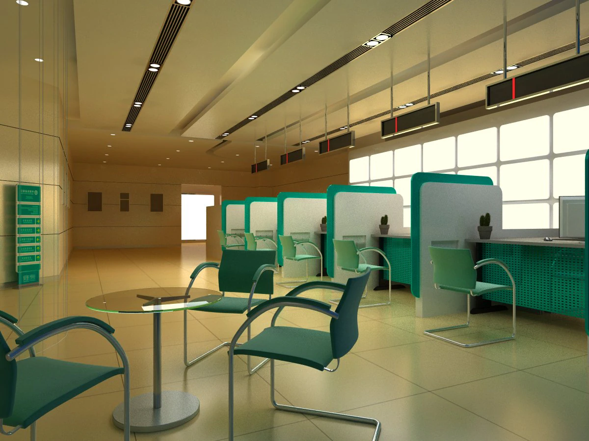 bank space 003 3D Model .c4d .max .obj .3ds .fbx .stl .blend 