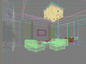 bank space 007 Modelo 3D