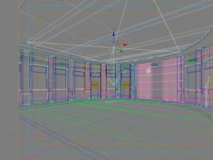 bank space 009 Modello 3D