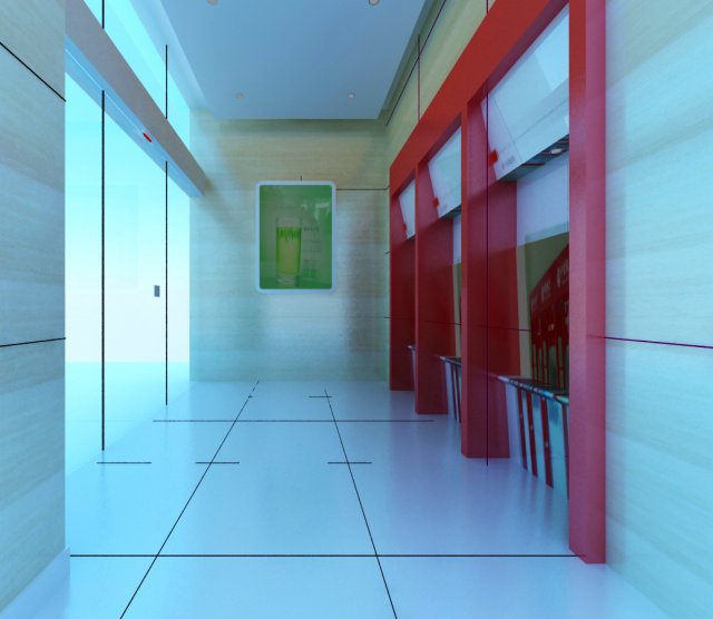 bank space 016 Modelo 3D .c4d .max .obj .3ds .fbx .stl .blend 