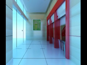 bank space 016 Modelo 3D