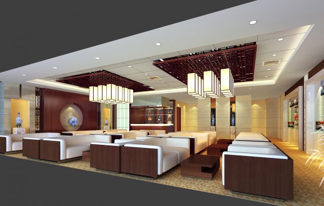antechamber spaces 029 3D 模型 .c4d .max .obj .3ds .fbx .stl .blend 