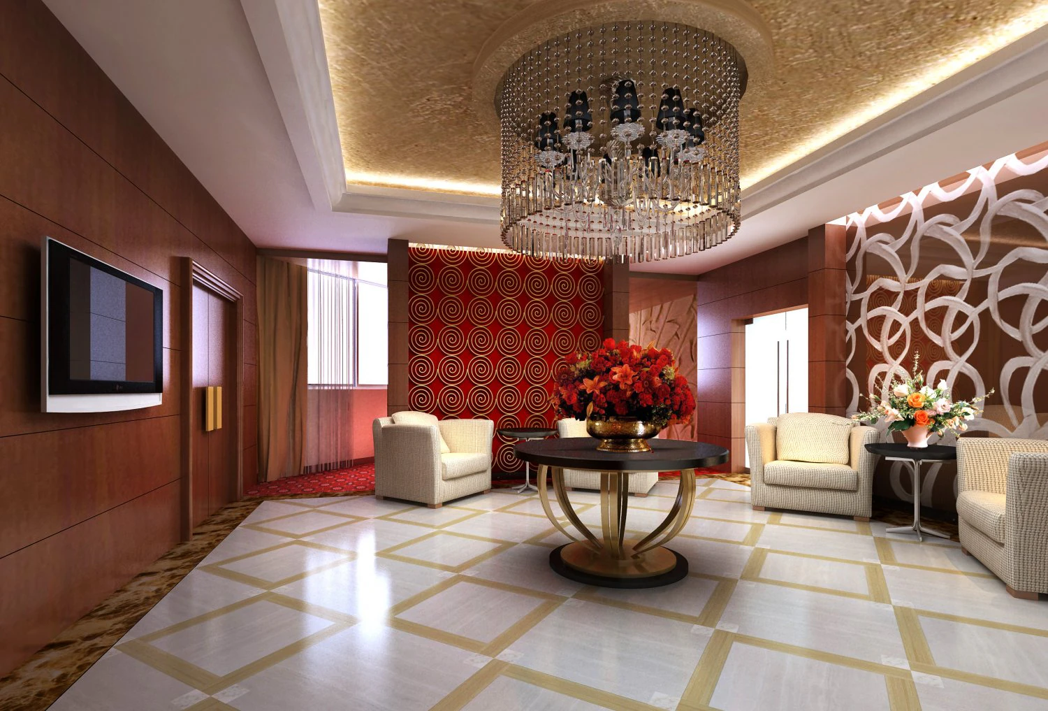 antechamber spaces 028 3D Model .c4d .max .obj .3ds .fbx .stl .blend 