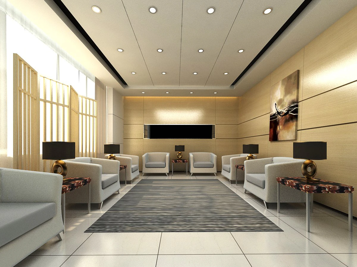 antechamber spaces 032 3D Model .c4d .max .obj .3ds .fbx .stl .blend 