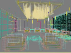 antechamber spaces 037 3D Model
