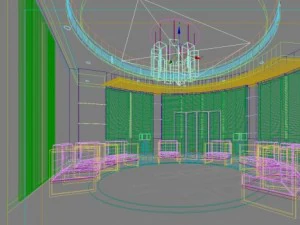 antechamber spaces 035 3D Model