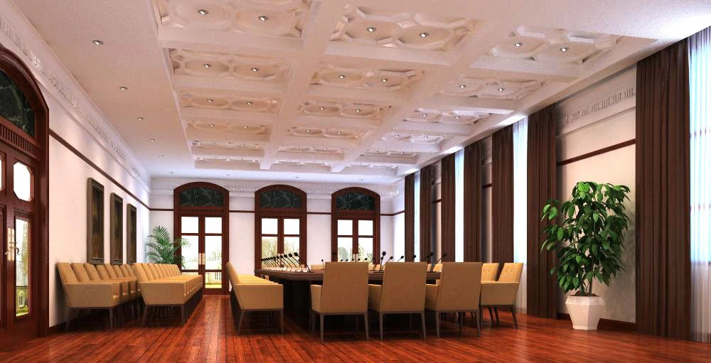 conference spaces 033 3D Model .c4d .max .obj .3ds .fbx .stl .blend 