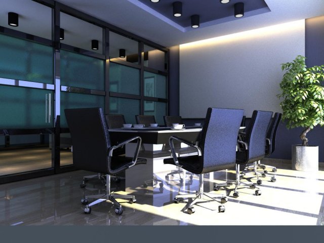 conference spaces 029 3D Model .c4d .max .obj .3ds .fbx .stl .blend 