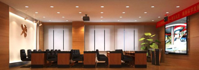 conference spaces 032 Modelo 3D .c4d .max .obj .3ds .fbx .stl .blend 