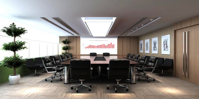 conference spaces 049 3D 모델 .c4d .max .obj .3ds .fbx .stl .blend 