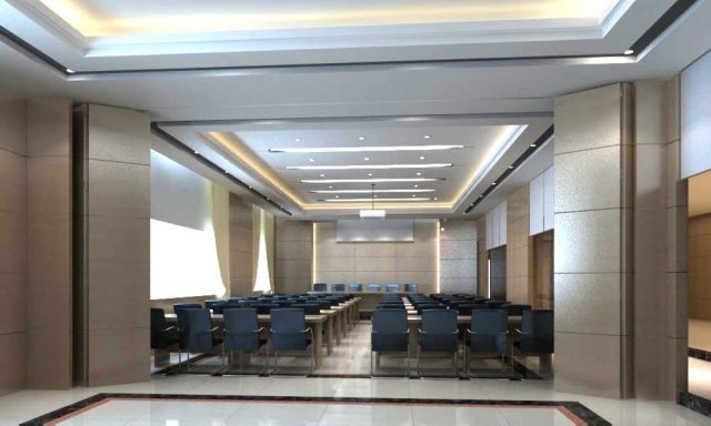 conference spaces 041 Modelo 3D .c4d .max .obj .3ds .fbx .stl .blend 