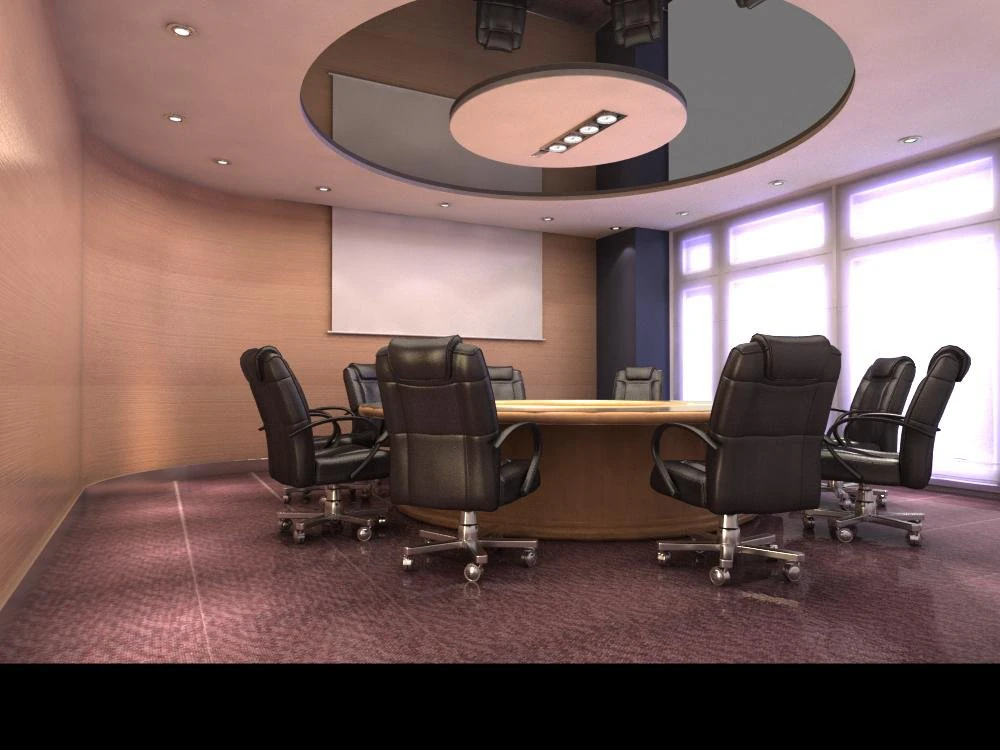 conference spaces 021 3D Model .c4d .max .obj .3ds .fbx .stl .blend 