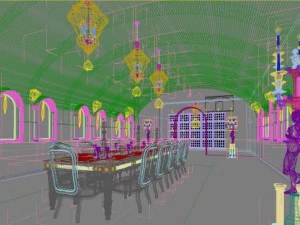 espa&ccedil;os para confer&ecirc;ncias 046 Modelo 3D