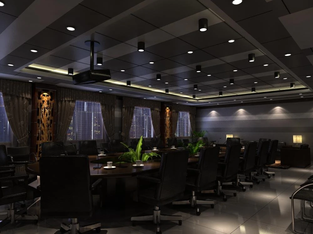conference spaces 020 3D Model .c4d .max .obj .3ds .fbx .stl .blend