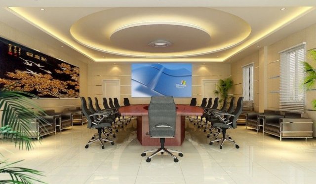 conference spaces 055 3D Model .c4d .max .obj .3ds .fbx .stl .blend 