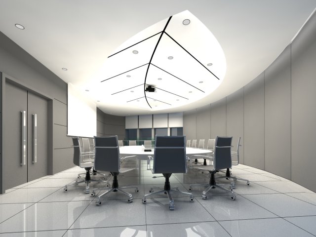 conference spaces 062 3D-Modell .c4d .max .obj .3ds .fbx .stl .blend 