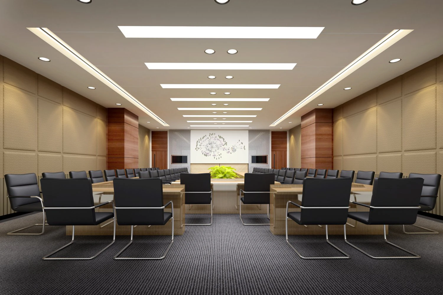 conference spaces 014 3D Model .c4d .max .obj .3ds .fbx .stl .blend 