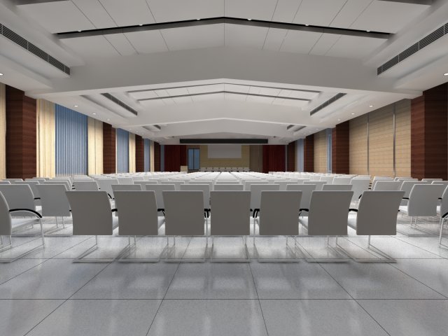 conference spaces 076 3D 模型 .c4d .max .obj .3ds .fbx .stl .blend 