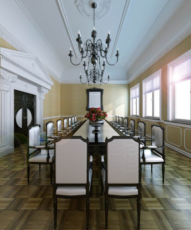 conference spaces 012 Modèle 3D .c4d .max .obj .3ds .fbx .stl .blend 