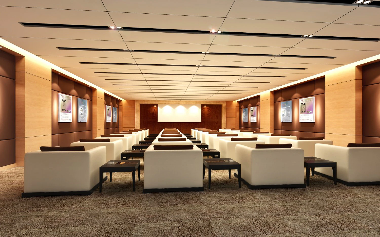 conference spaces 066 3D Model .c4d .max .obj .3ds .fbx .stl .blend 