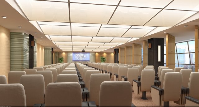 conference spaces 010 Modelo 3D .c4d .max .obj .3ds .fbx .stl .blend 