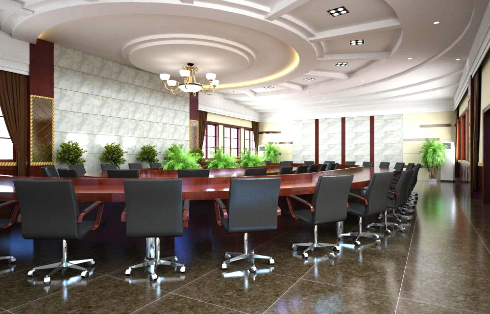 conference spaces 007 3D Model .c4d .max .obj .3ds .fbx .stl .blend