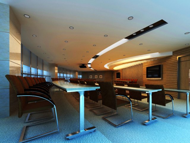 conference spaces 064 Modelo 3D .c4d .max .obj .3ds .fbx .stl .blend 