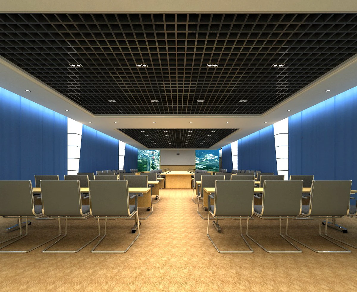 conference spaces 071 3D Model .c4d .max .obj .3ds .fbx .stl .blend