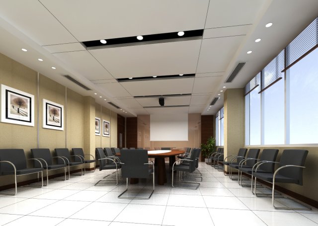 conference spaces 077 3D Модель .c4d .max .obj .3ds .fbx .stl .blend 