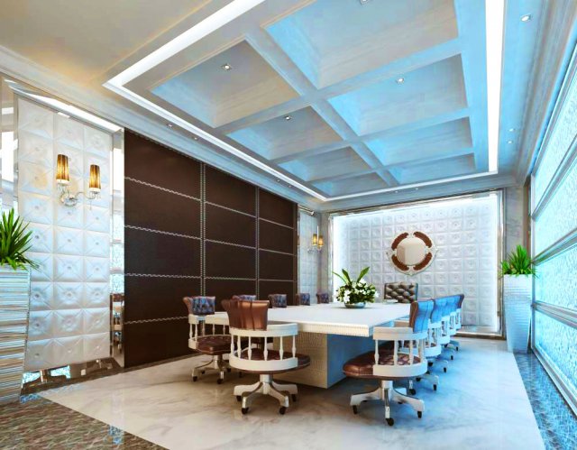 conference spaces 057 3Dモデル .c4d .max .obj .3ds .fbx .stl .blend 
