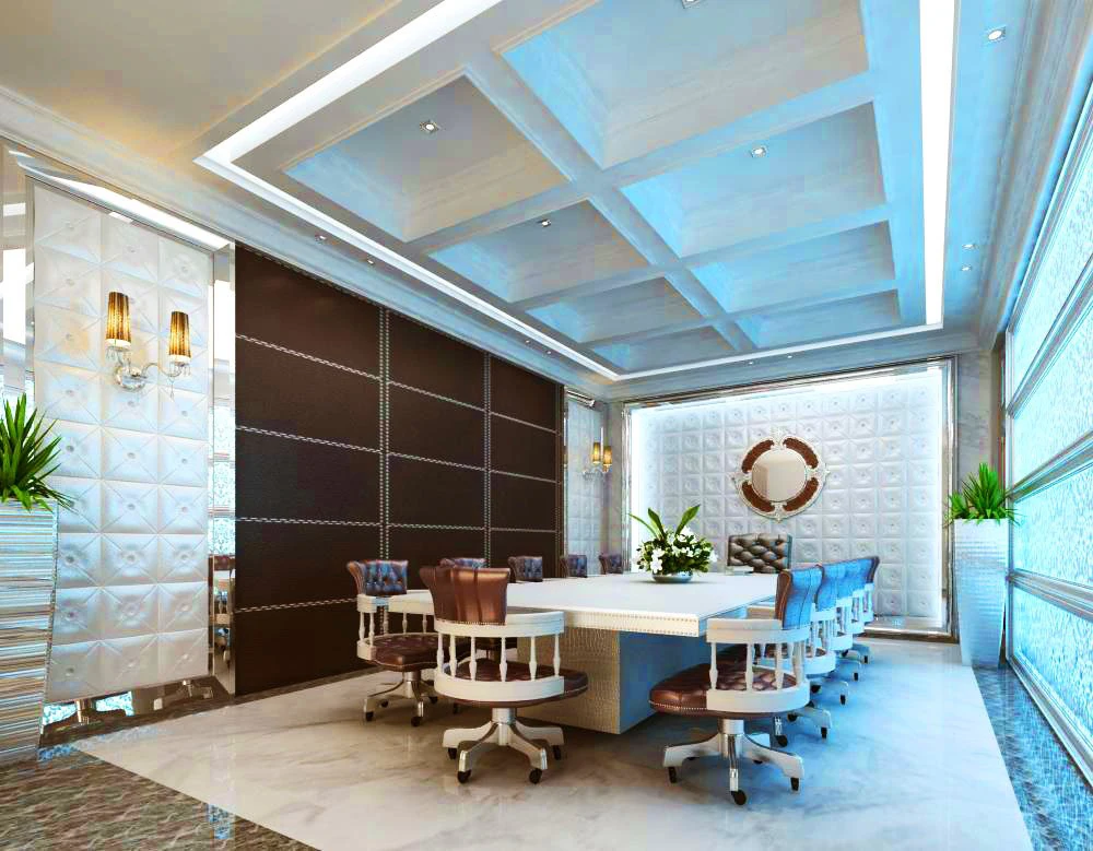 conference spaces 057 3D Model .c4d .max .obj .3ds .fbx .stl .blend 