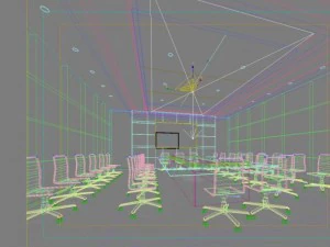 espa&ccedil;os para confer&ecirc;ncias 075 Modelo 3D