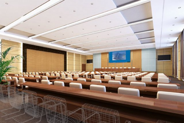 conference spaces 056 Modello 3D .c4d .max .obj .3ds .fbx .stl .blend 