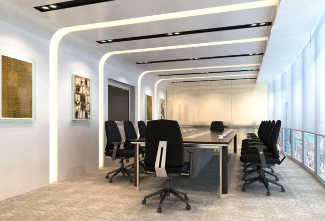 conference spaces 037 Model 3D .c4d .max .obj .3ds .fbx .stl .blend