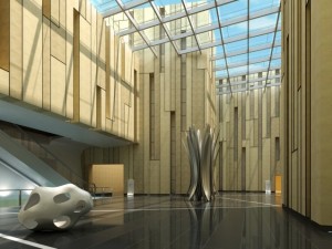 lobby space 017 Modelo 3D